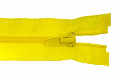 Спиральная молния Т5 131, 70 см, автомат, цвет жёлтый - купить в Дербенте. Цена: 16.21 руб.