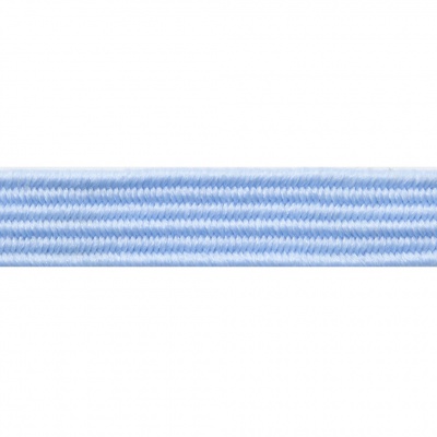 Резиновые нити с текстильным покрытием, шир. 6 мм ( упак.30 м/уп), цв.- 108-голубой - купить в Дербенте. Цена: 155.22 руб.