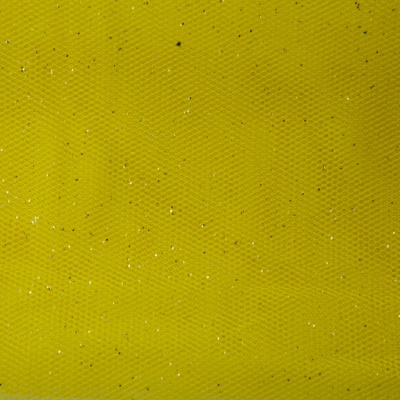 Сетка Глиттер, 24 г/м2, шир.145 см., желтый - купить в Дербенте. Цена 117.24 руб.